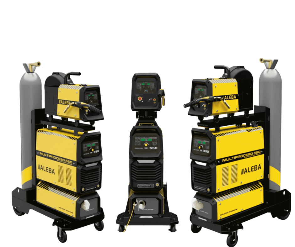 Imagen principal de la Soldadora Inverter Multiproceso Trifásica ME-550 con Cabezal Separado
